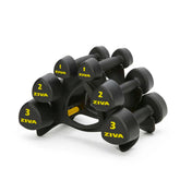 Set de 3 pares de Tribell con soporte 12 kg - ZIVA Studio